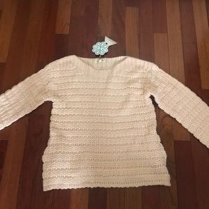 Light pink chunky sweater